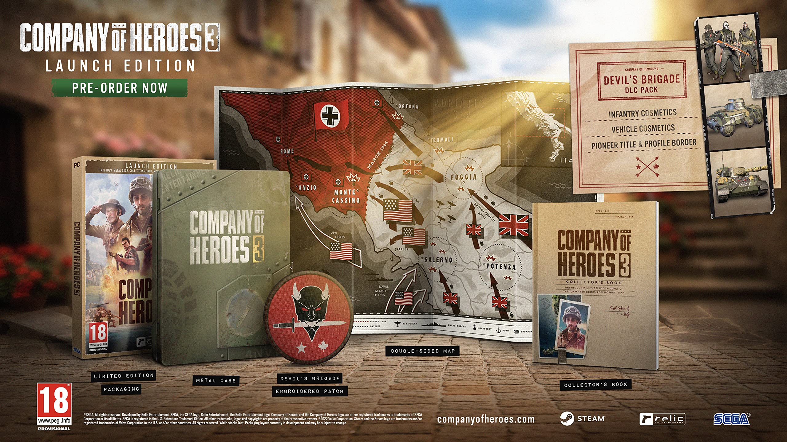 Company Of Heroes 3 Launch Edition With Metal Case