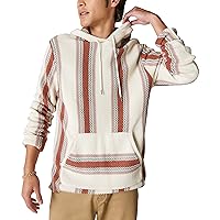 Lucky Brand Men's Striped Baja Sweater
