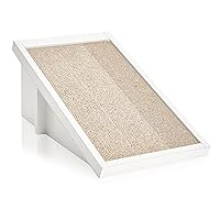 WAY BASICS Premium Cat Scratcher Incline Wedge Scratchy Ramp - Reversible zBoard Lasts 5X Longer (Free Silvervine Organic Catnip)