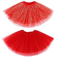 3 Layered Red Tutu and 3 Layered Red Sequin Tutus for Women