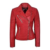 Smart Range Ladies Real Leather Jacket Stylish Fashion Designer Soft Biker Motorcycle Style 9334
