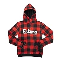 Eskimo Kids' Plaid Cotton Hoodie