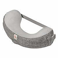 Ergobaby Natural Curve Nursing Pillow with Strap, Grey