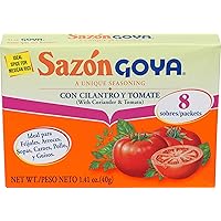 Goya Sazón Seasoning With Cilantro & Tomato, 1.41 Oz Box