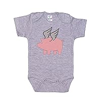 Pig Wings/Funny Baby Bodysuit/Gift For Newborn/Pig Onesie/Infant Swine Outfit/Super Soft