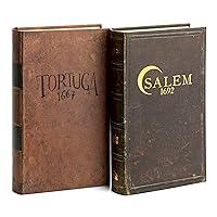Salem 1692 and Tortuga 1667 Board Game Bundle - Games of Strategy, Deceit, Cards, and Luck