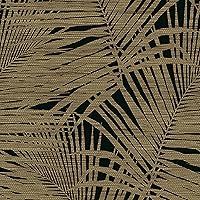 Tommy Bahama - Peel and Stick Wallpaper, Tropical Wallpaper for Bedroom, Powder Room, Kitchen, Vinyl, 30.75 Sq Ft Coverage (Shadow Palms Collection, Noir)