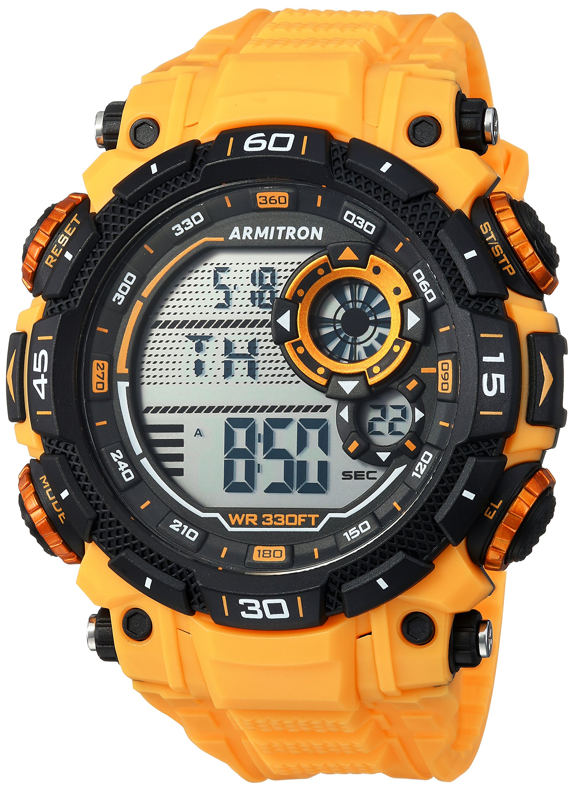 Armitron Sport Men's Digital Chronograph Resin Strap Watch, 40/8397