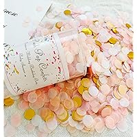 Promotional Custom Push Pop Confetti Poppers Customized Party Supplies Personalized Wedding Birthday Baby Shower Bridal Anniversary Party Poppers Gift Give Aways (50 Pack, 02)