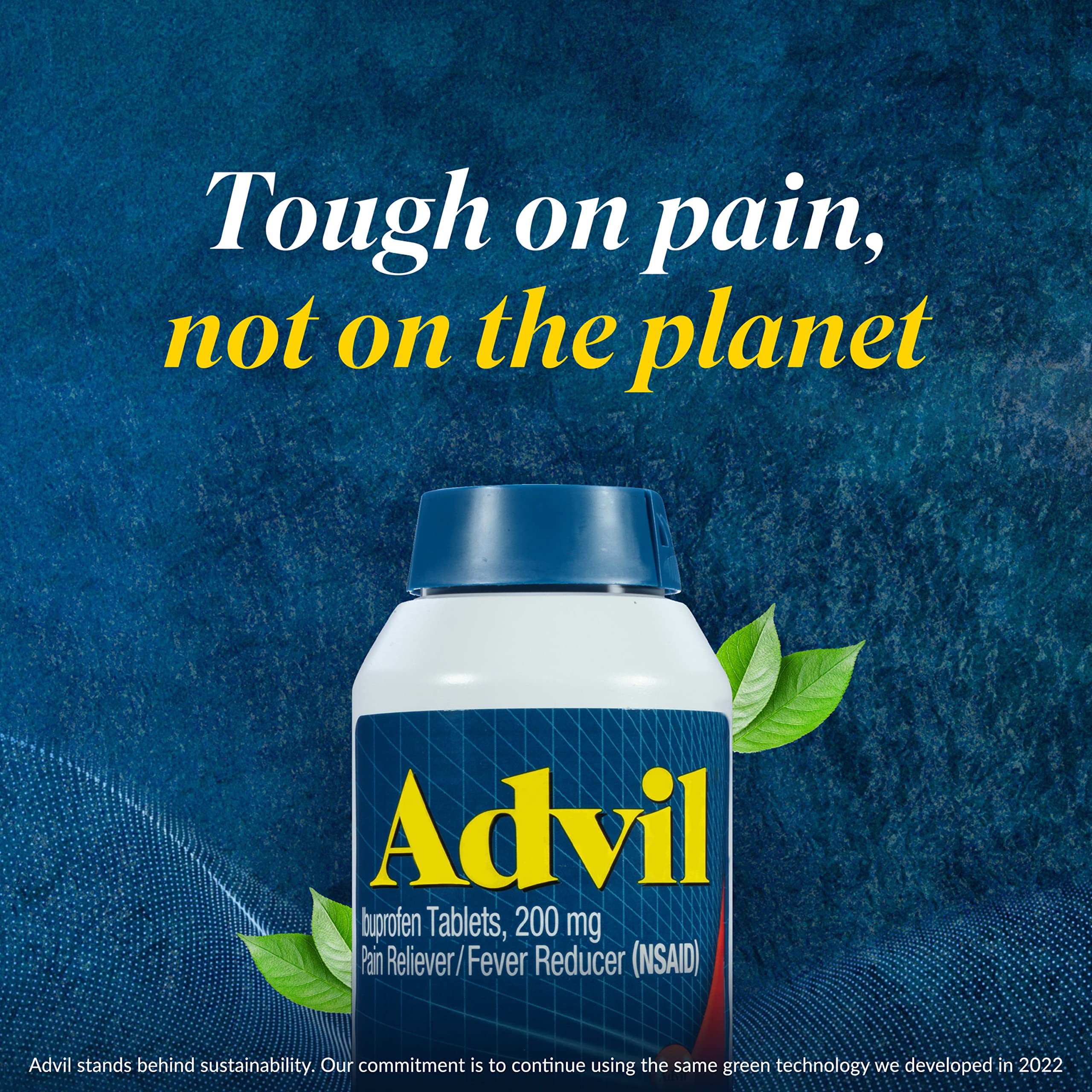 Advil Pain Reliever and Fever Reducer, Pain Relief Medicine with Ibuprofen 200mg for Headache, Backache, Menstrual Pain and Joint Pain Relief - 50x2 Coated Tablets