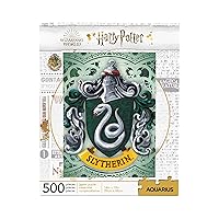AQUARIUS Harry Potter Puzzle Slytherin Crest (500 Piece Jigsaw Puzzle) - Officially Licensed Harry Potter Merchandise & Collectibles - Glare Free - Precision Fit - 14x19in