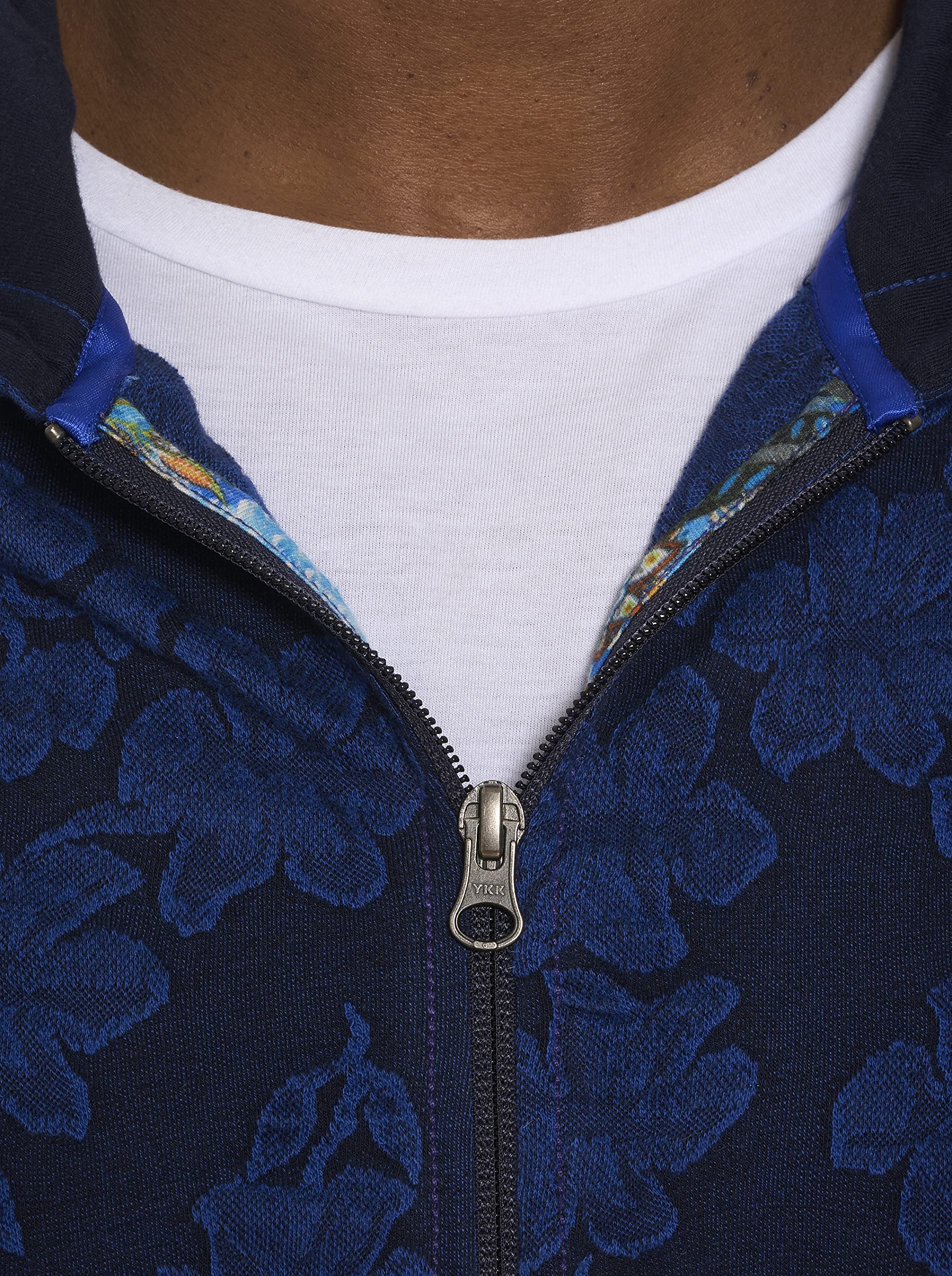 Robert Graham Men's Nielsen Long-Sleeve Knit Full Zip Hoodie