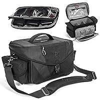 Tamrac Stratus 10 Camera Bag for Photographers, Camera Case for Photography Accessories, Shoulder Bag for DSLR and Mirrorless Cameras, Crossbody Camera Bag with Tripod Holder Strap - Black