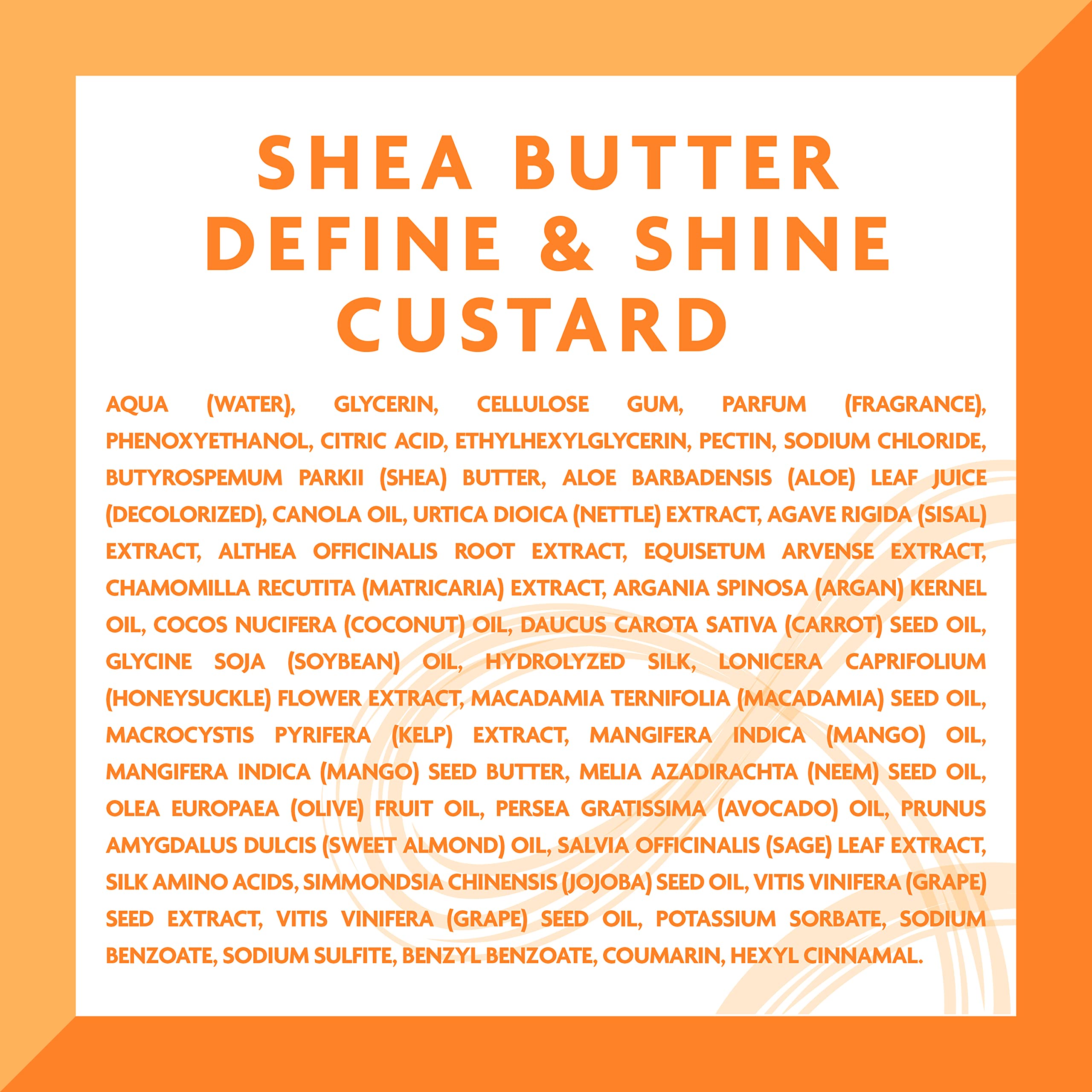 Cantu Define & Shine Custard with Shea Butter for Natural Hair, 12 oz (Packaging May Vary)