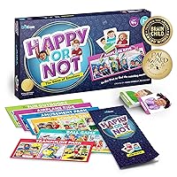 Social Emotional Learning Activities, Emotions and Feelings Game for Social Skills, Therapy and Counseling Game for Kids, Speech Therapy Autism Game, Happy or Not Board Game