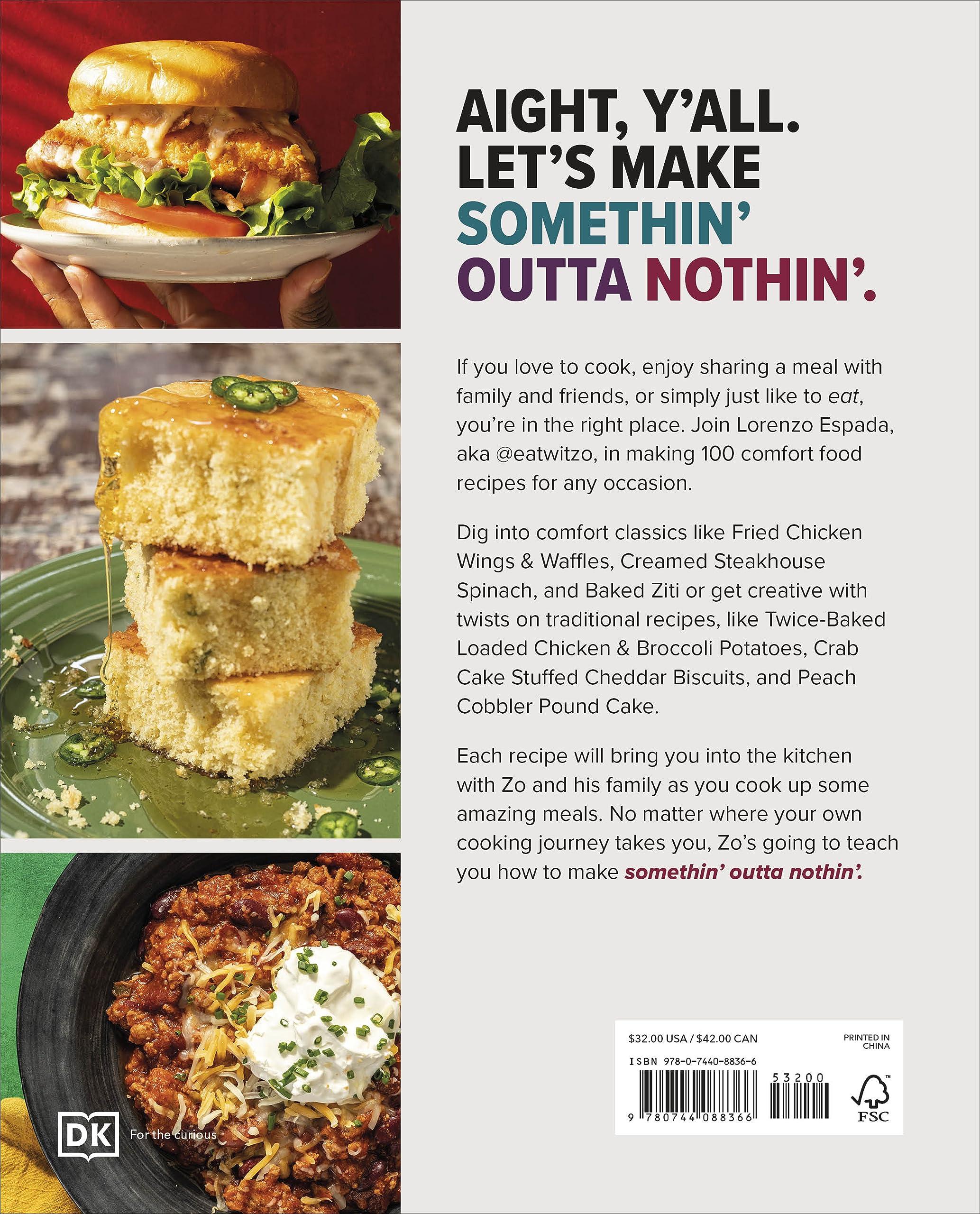 Somethin' Outta Nothin': 100 Creative Comfort Food Recipes for Everyone