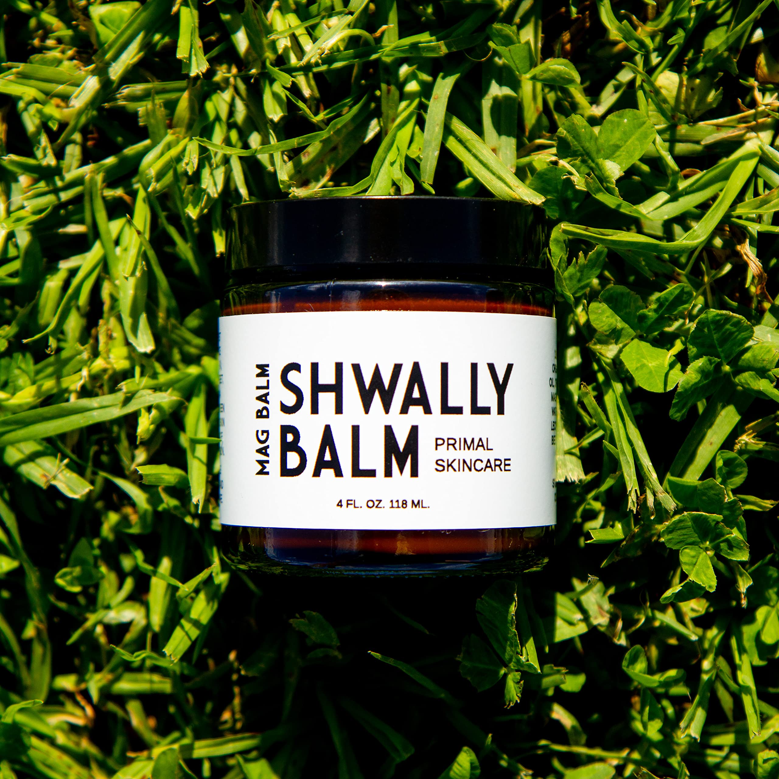 Shwally Paleo Magnesium Oil Cream - A True Seed-Oil Free & Primal Mag Balm - 100% Grass Fed Tallow, Avocado, Extra Virgin Olive Oil with Zechstein Magnesium - Subtle Vanilla Bean