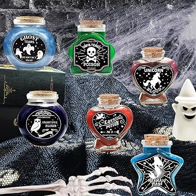 Mua Ainswei Halloween Decoration Indoor,6Pcs Potion Bottles with ...