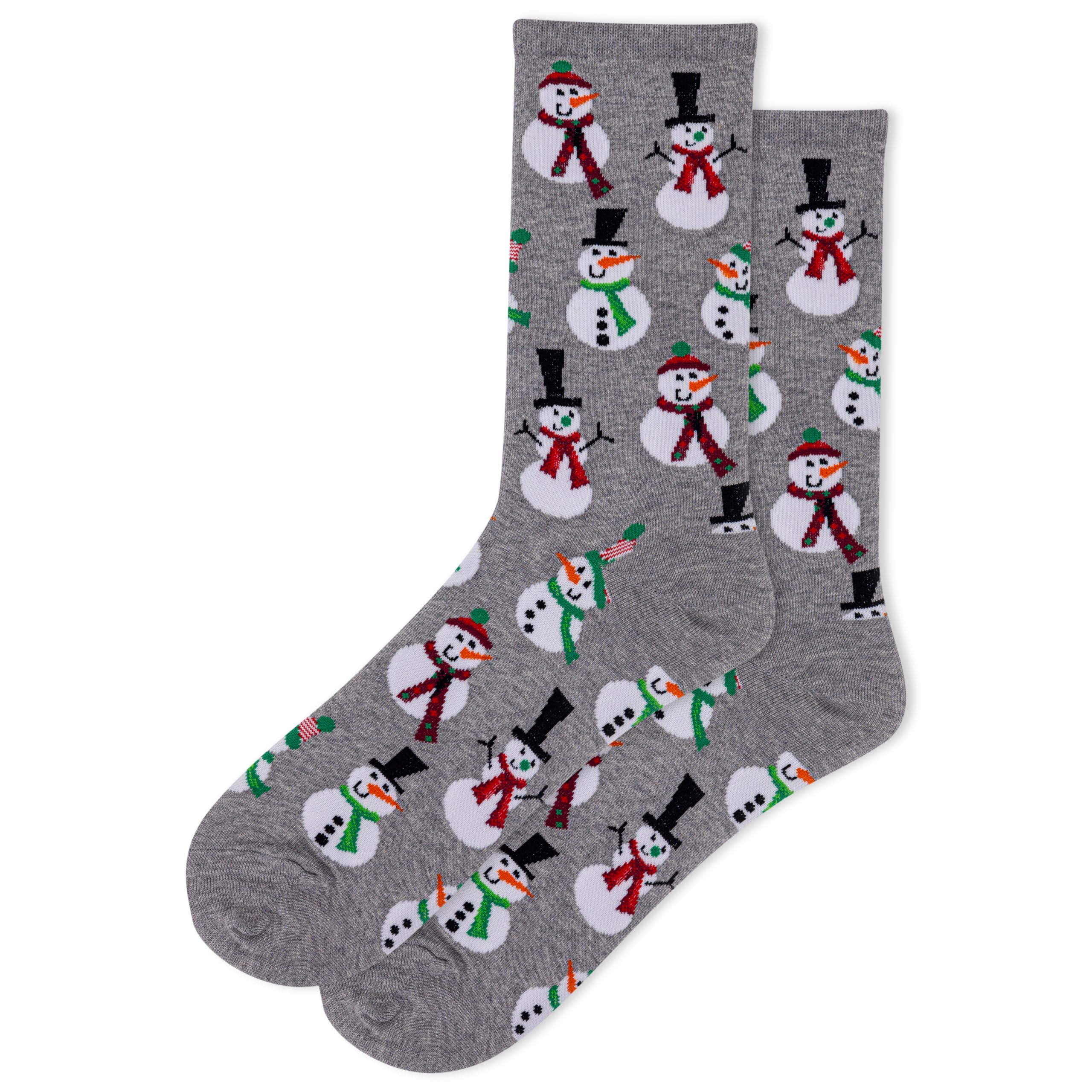 Hot Sox Women's Winter Holiday Fun Crew Socks-1 Pair Pack-Cute Gifts-Christmas & More