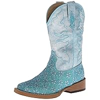 ROPER Toddler Girls Glitter Breeze Inlay Square Toe Casual Boots Mid Calf - Brown