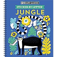 Brain Games - Sticker by Letter: Jungle Brain Games - Sticker by Letter: Jungle Spiral-bound