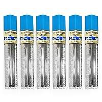 Pentel Super Polymer Refill Replacement Spare Leads for Automatic & Mechanical Pencils (Pack of 6, 0.7mm HB)