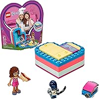 LEGO Friends Olivia’s Summer Heart Box 41387 Building Kit, New 2019 (93 Pieces)