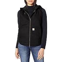 Carhartt Women's Washed Duck Hooded Insulated Vest
