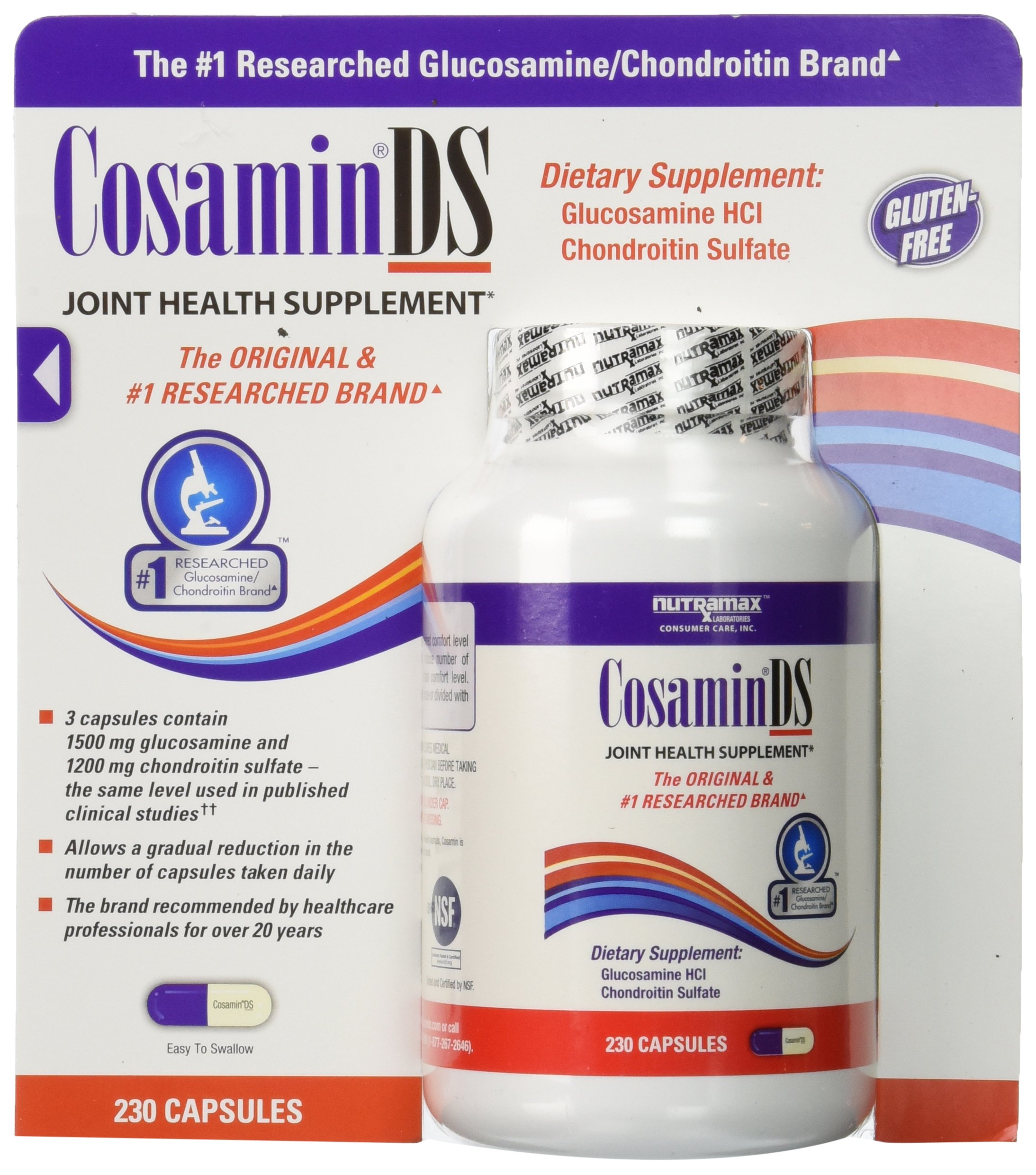 Cosamin DS - 2 Bottles, 230 Capsules Each