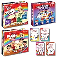 Kindergarten Bundle with Word Pop & Unicorns vs Dragons - Learn to Read in Weeks, Master 500 Flash Cards - Sight Words, Numbers, Addition & Subtraction & Shapes - for Pre-K to Grade 3