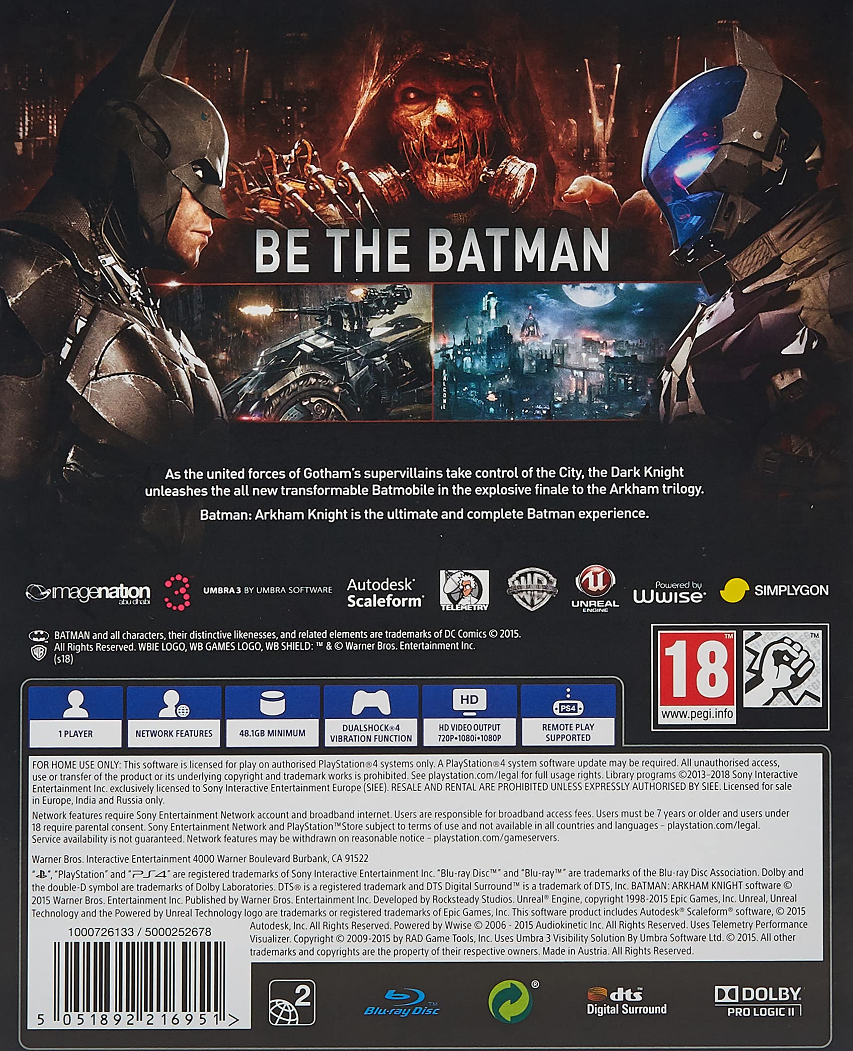 Batman: Arkham Knight (PS4)