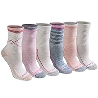 Dickies Women's Dri-tech Advanced Moisture Wicking Mid-Crew Socks (6 Pairs) (M)