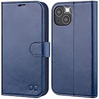 OCASE Compatible with iPhone 14 Wallet Case, PU Leather Flip Folio Case with Card Holders RFID Blocking Kickstand [Shockproof TPU Inner Shell] Phone Cover 6.1 Inch 2022 (Blue)