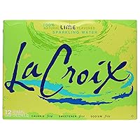 LaCroix, Sparkling Water, Lime, 12 oz, (pack of 12)