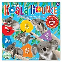 eeBoo: Koala Bounce Board Game, Develops Shape and Number Recognition for Children, a Basic Skills Board Game, Great for Ages 3 and up