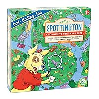 eeBoo: Spottington Board Game, Develops Observational Skills, Focus and Speed, Fast, Finding and Fun, for 1 to 6 Players, Perfect for Ages 5 and up