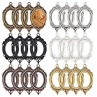 OLYCRAFT 20Pcs Open Back Bezel Pendants Round Open Bezel Charms Alloy  Hollow Resin Pendant Frame Jewelry Bezels for Resin Jewelry Making DIY  Crafts - 5 Colors 