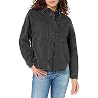 Royalty For Me YMI Jeans Women’s Oversized Shacket with Front Patch Pockets
