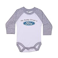 My Daddy Drives A Ford/Newborn Raglan Onesie/Unisex Baby Outfit