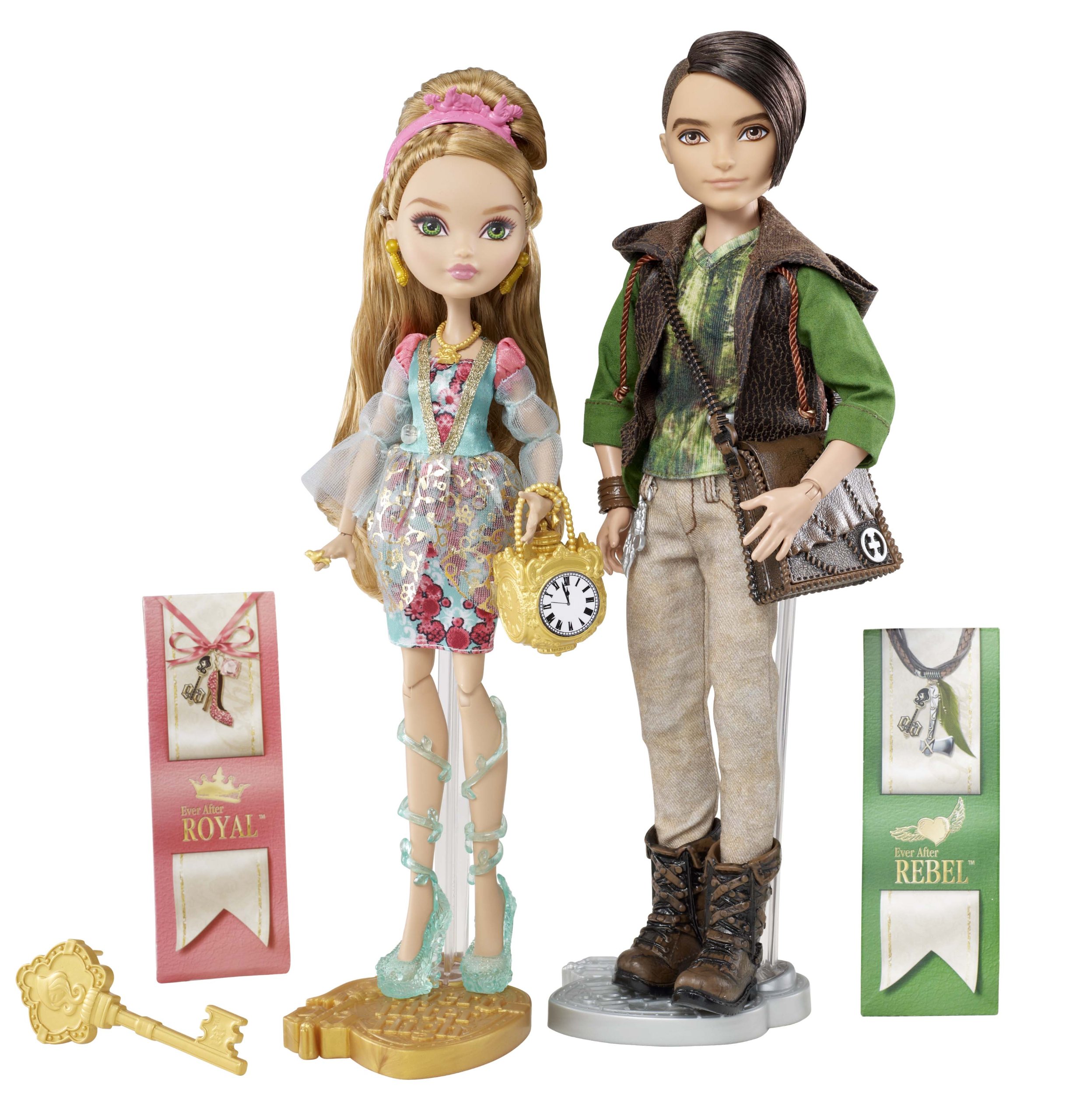 Mattel Ever After High Ashlynn Ella and Hunter Huntsman Fashion Doll, 2-Pack