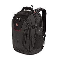 SwissGear Unisex-Adult 5358 USB ScanSmart Laptop Backpack, Black Dot, Large