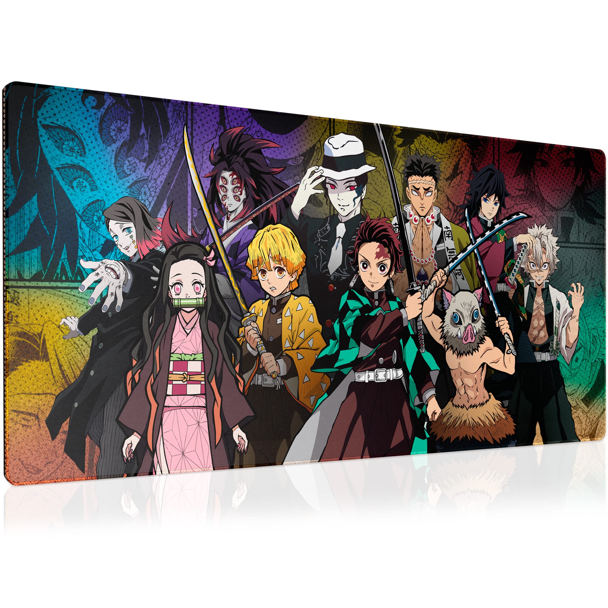 Amazon.com : XXL Anime Large Gaming Mouse Pad Custom Mousepad,Desk Mat with  Non-Slip Rubber Base and Anti-Fraying Stitched Frame Mouse Mat,Desk Pad for  Computer Keyboard Gamer,Laptop,PC,31.5X15.7 inch : Office Products