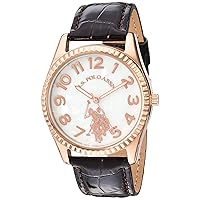 U.S. Polo Assn. Women's USC42026AZ Analog Display Analog Quartz Brown Watch