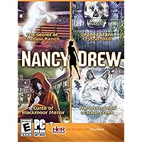 Nancy Drew 4 Pack-Secret of Shadow Ranch, Curse of Blackmoor Manor, White Wolf of Icicle Creek, Legend of the Crystal Skull - Windows (select)