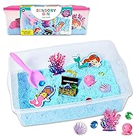 Creativity for Kids Sensory Bin: Mermaid - Mermaid Toys and Sensory Bins for Toddlers 3-4+, Sensory Box and Bin Filler, Toddler Activities and Mermaid Gifts for Girls