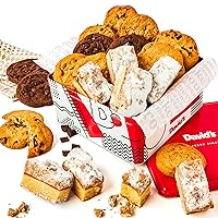 Assorted Fresh Baked Cookies & Crumb Cake Tin - 1Lb Assorted Cookies + 8 Individually Wrapped Crumb Cakes With Raspberry & Original Butter Flavors – Delicious Gourmet Food Gift For All