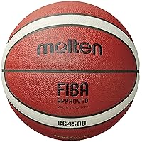 Molten BG Series Composite Basketball, FIBA Approved - BG4500, Size 7, 2- Tone (B7G4500)