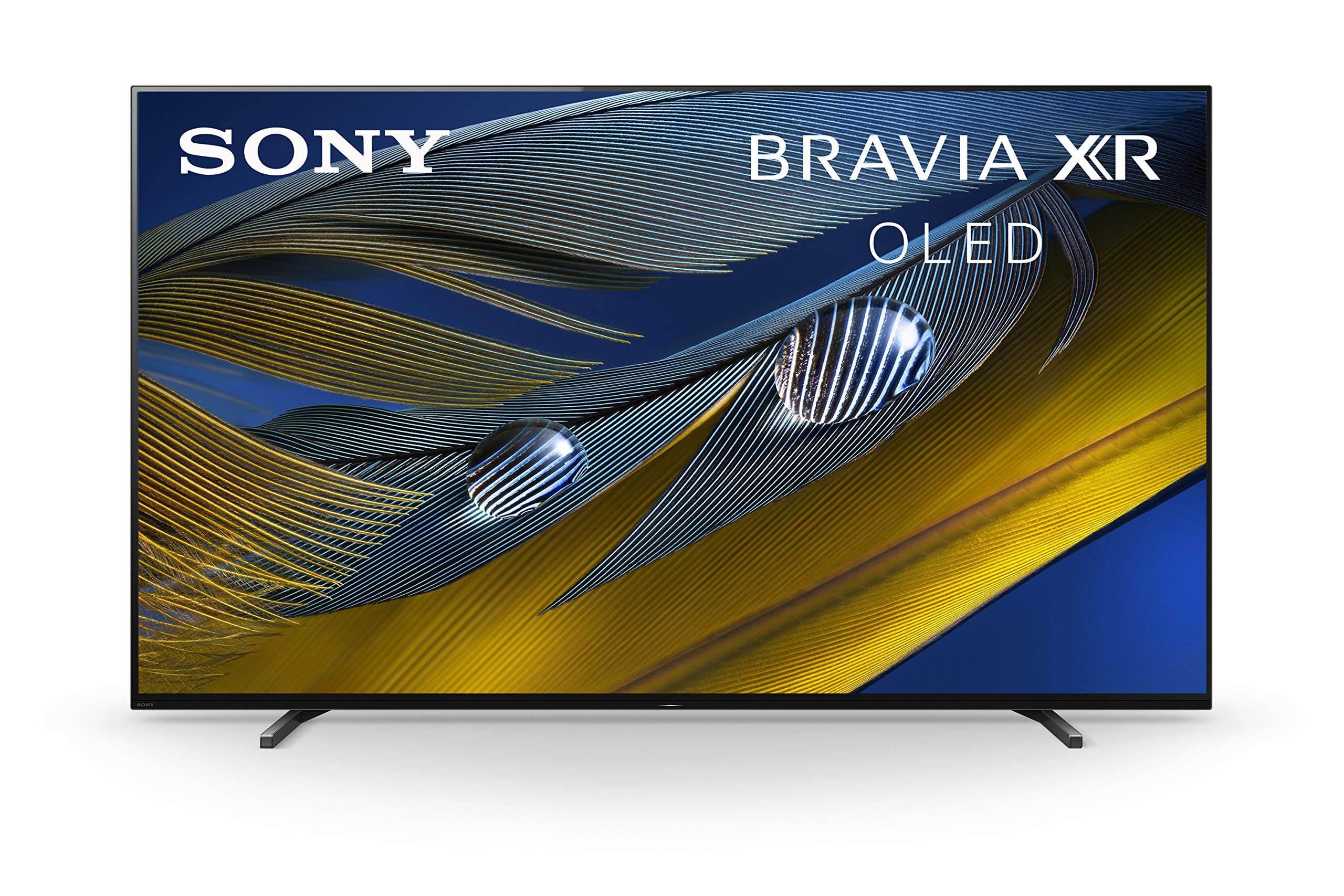 Sony A80J 65 Inch TV: BRAVIA XR OLED 4K Ultra HD Smart Google TV with Dolby Vision HDR and Alexa Compatibility XR65A80J- 2021 Model, Black