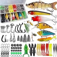 Paddle Tail Swimbait, 40 PCs Ribbed 3 Inch Soft Plastic Fishing Lure Baits  for Bass Fishing with Tackle Box Included