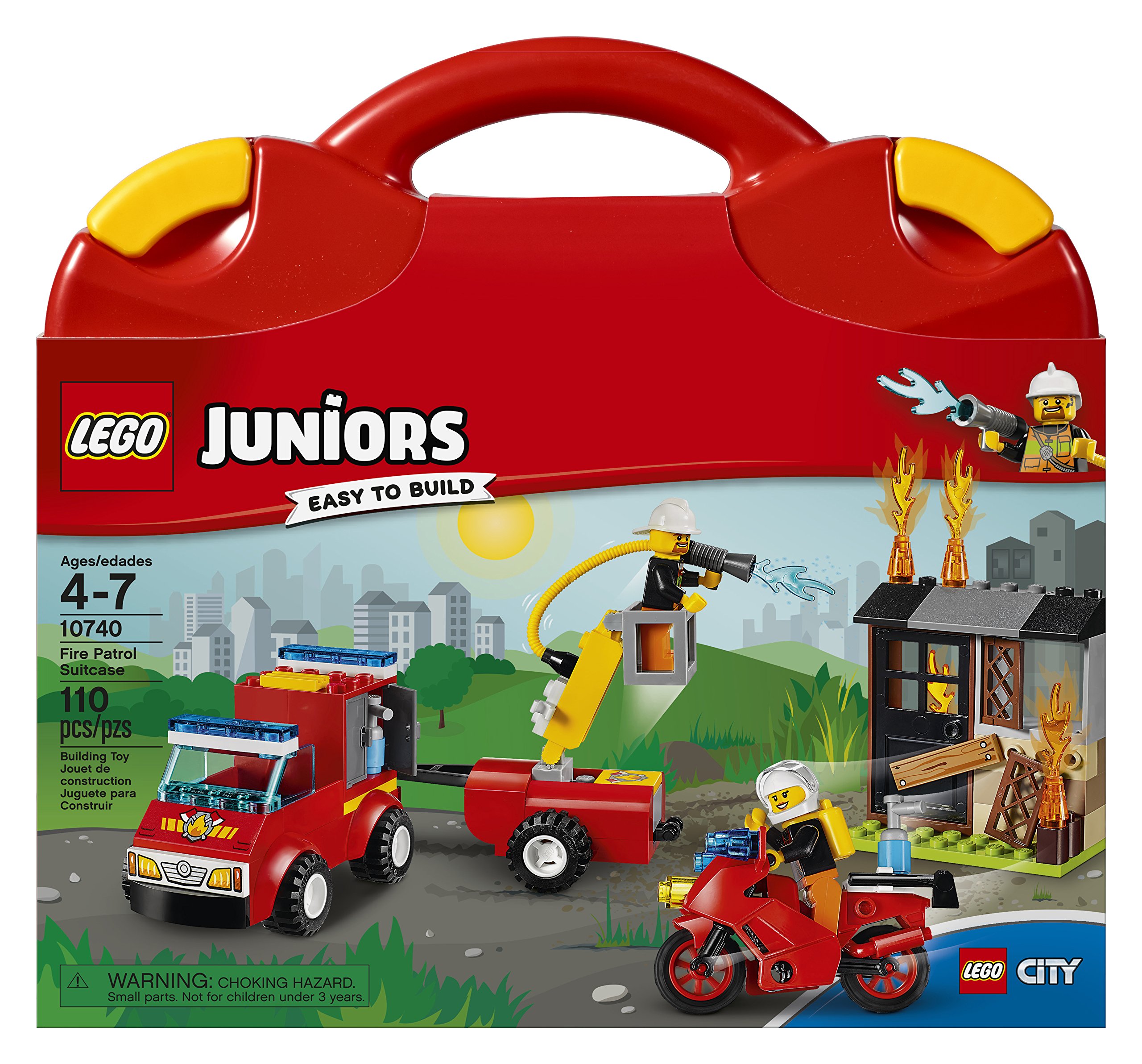 LEGO Juniors Fire Patrol Suitcase 10740 Toy for 4-7-Year-Olds